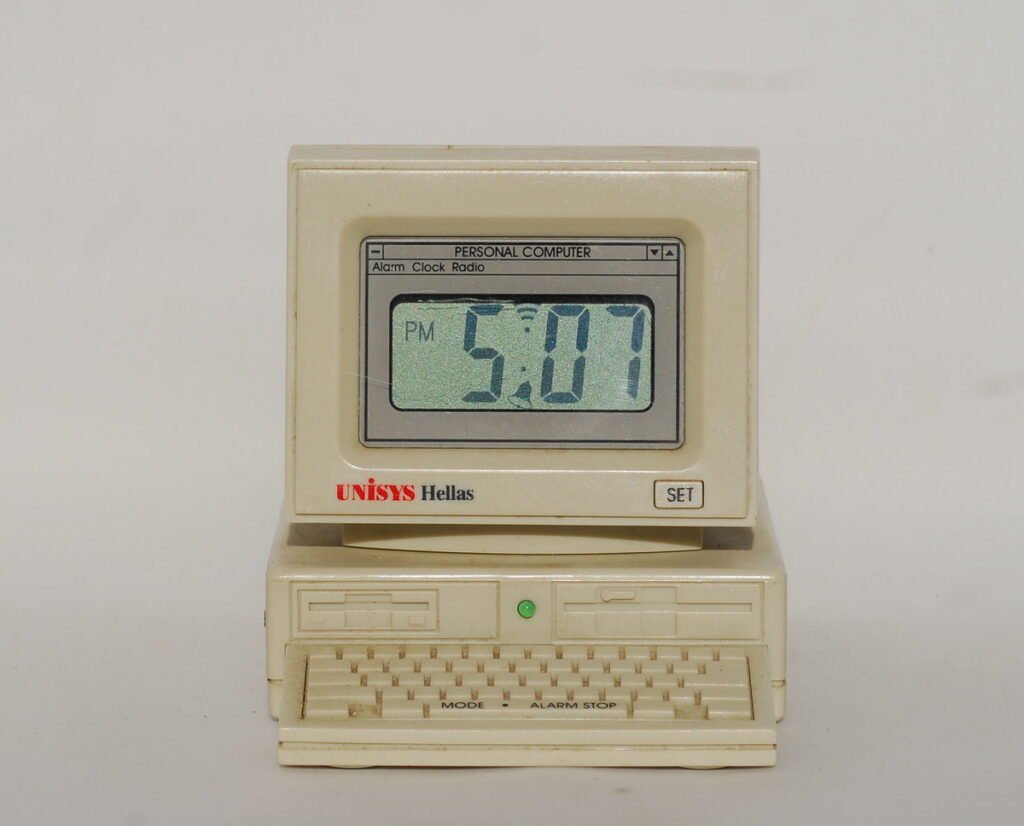 Unisys Hellas Personal Computer Alarm Clock Radio